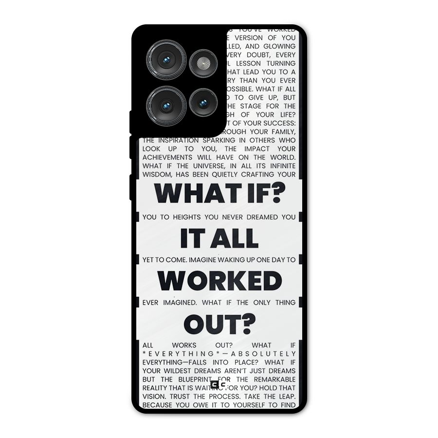 What If Metal Back Case for Motorola Edge 50