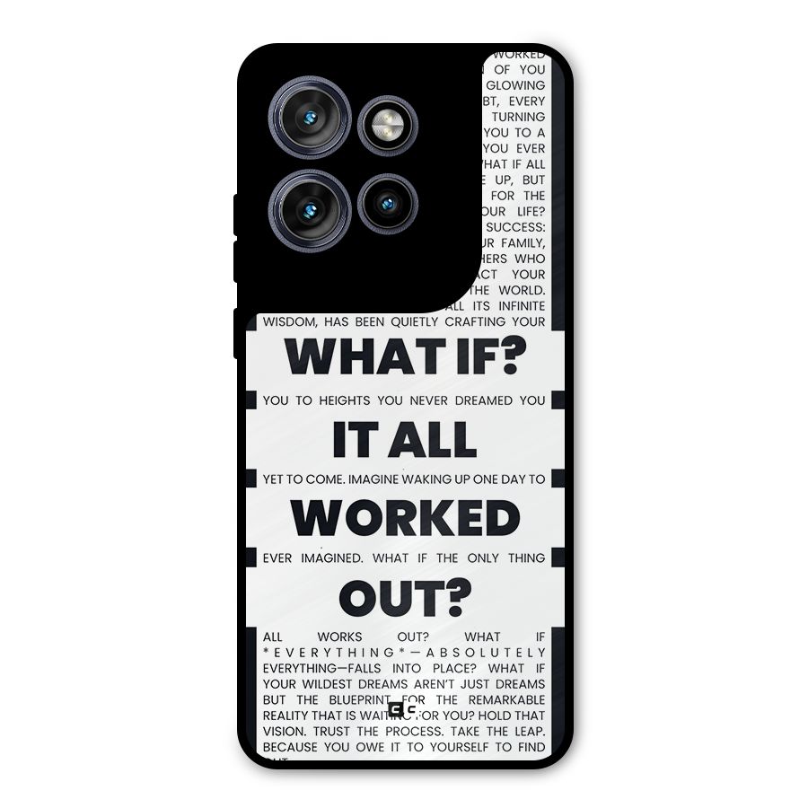 What If Metal Back Case for Motorola Edge 50 Neo