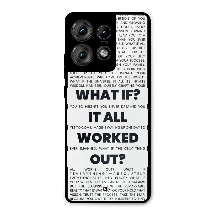 What If Metal Back Case for Motorola Edge 50 Pro