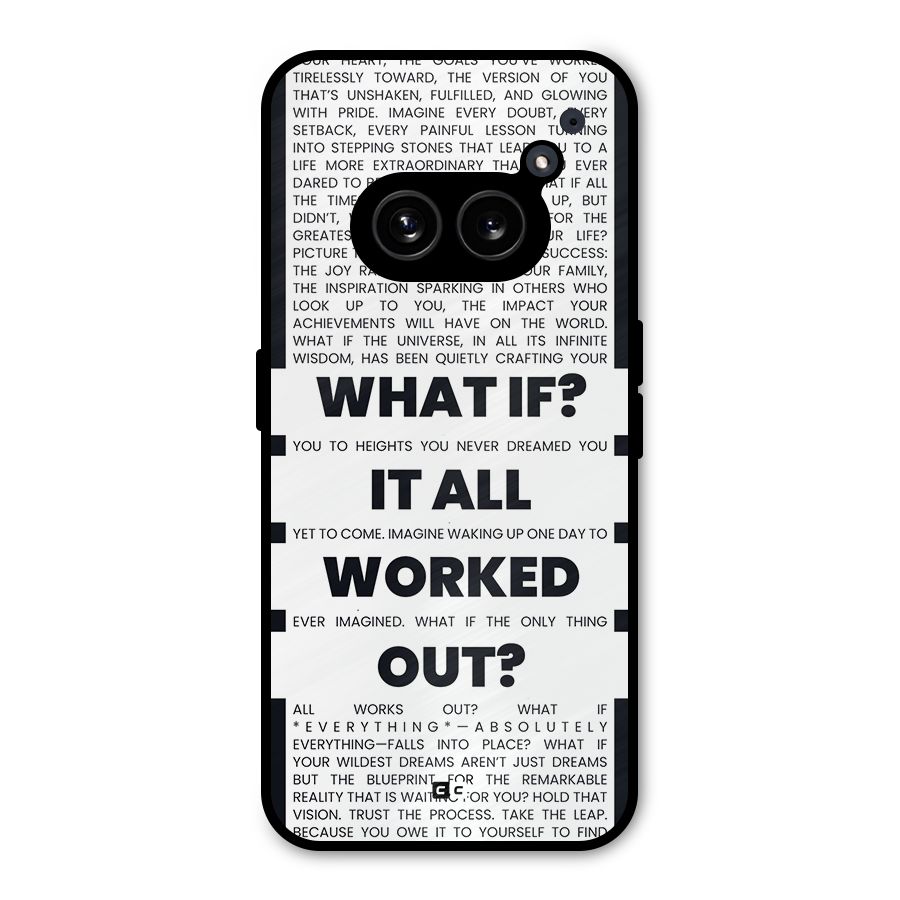 What If Metal Back Case for Nothing Phone 2a Plus