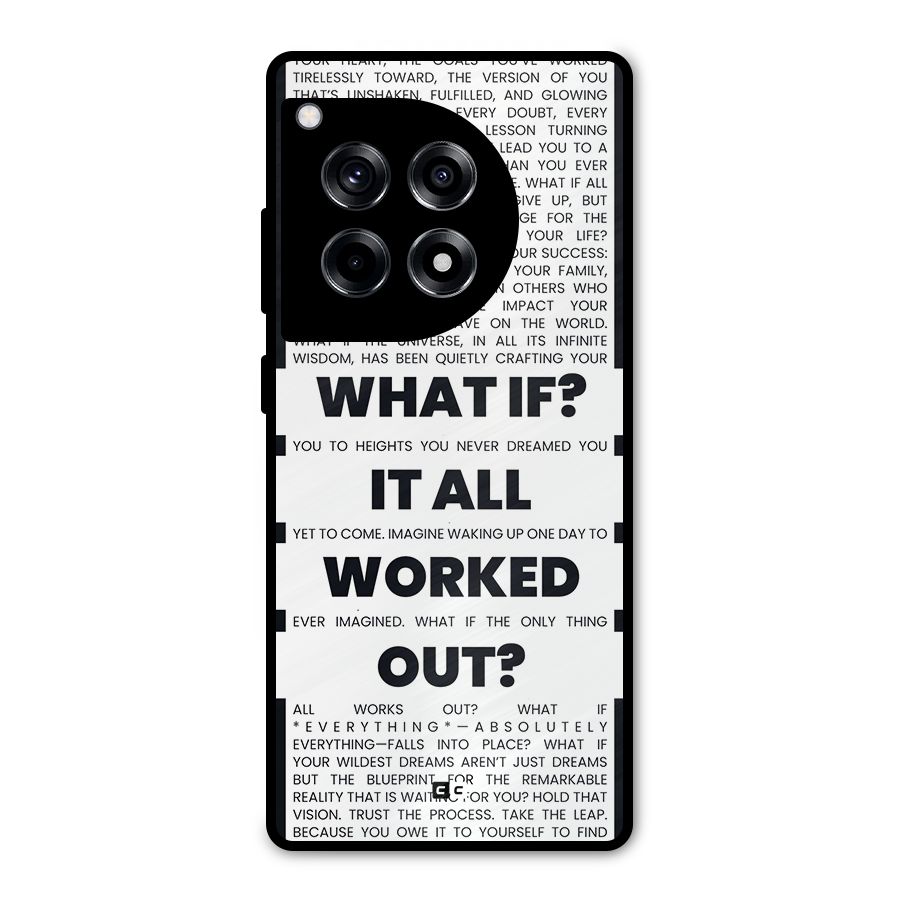 What If Metal Back Case for OnePlus 12R