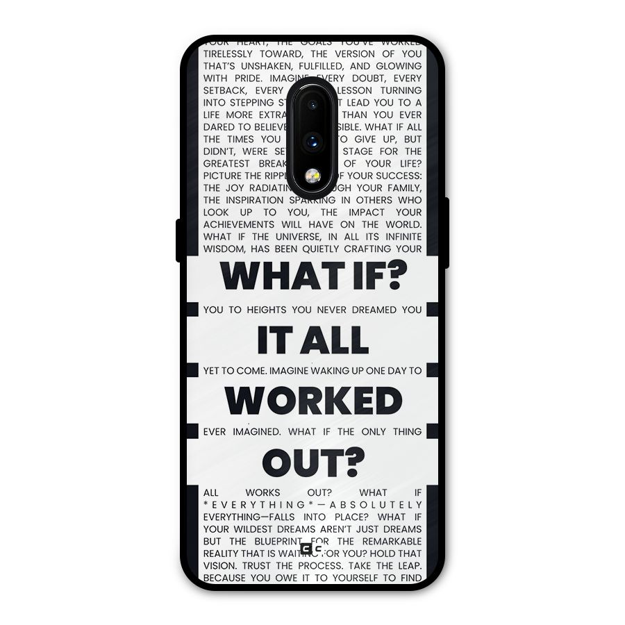 What If Metal Back Case for OnePlus 7