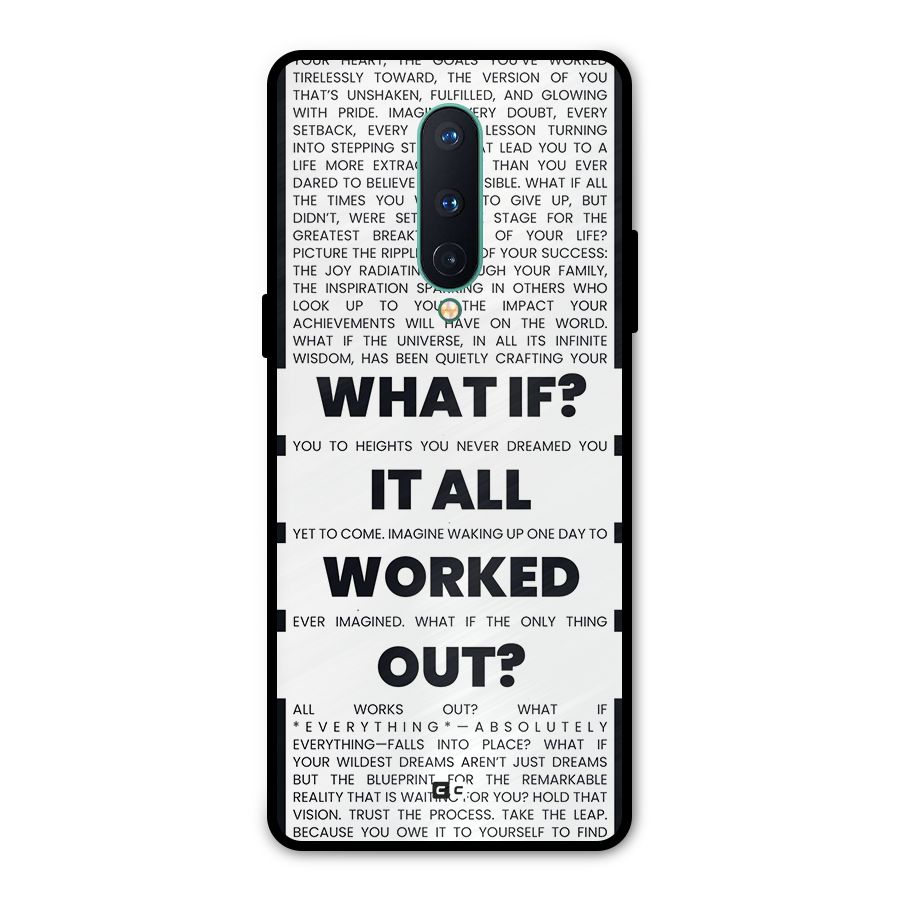 What If Metal Back Case for OnePlus 8