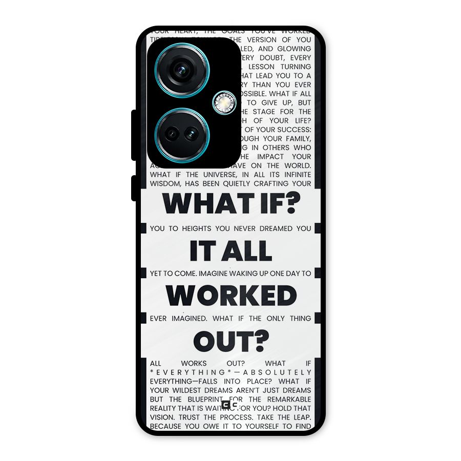 What If Metal Back Case for OnePlus Nord CE 3 5G