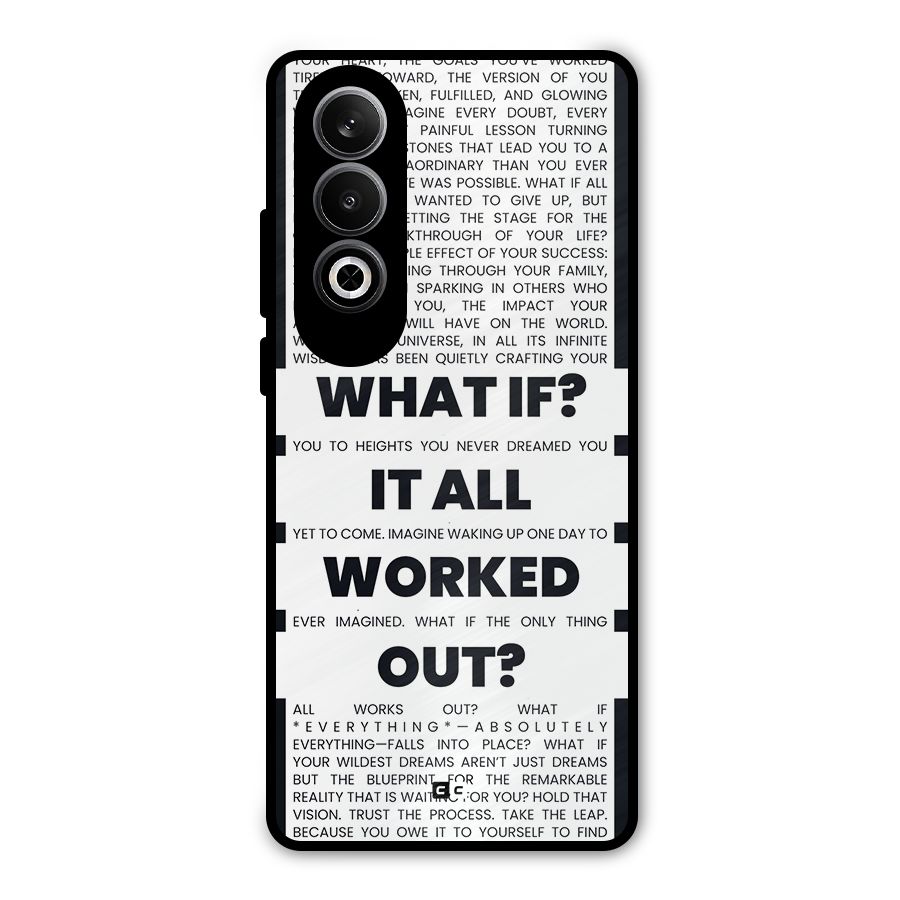 What If Metal Back Case for OnePlus Nord CE4