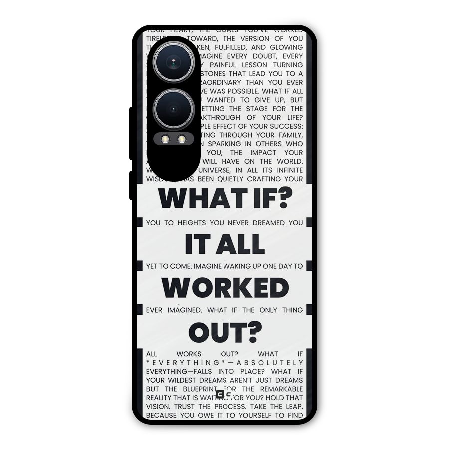 What If Metal Back Case for OnePlus Nord CE4 Lite