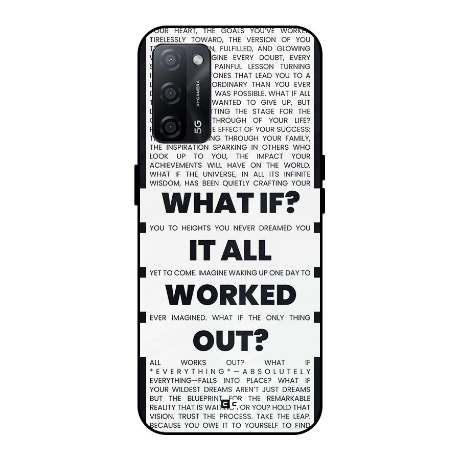 What If Metal Back Case for Oppo A53s 5G