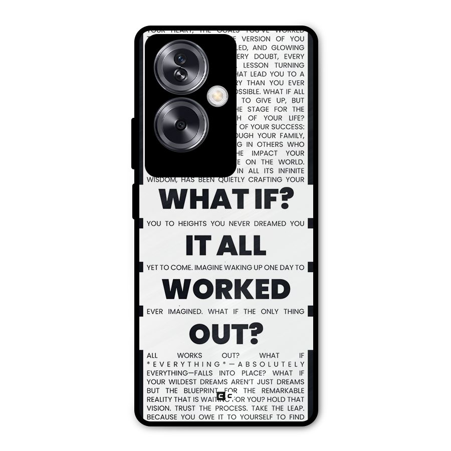 What If Metal Back Case for Oppo A79 5G