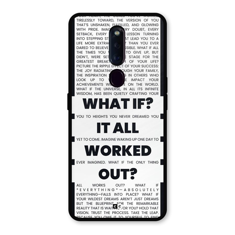 What If Metal Back Case for Oppo F11 Pro