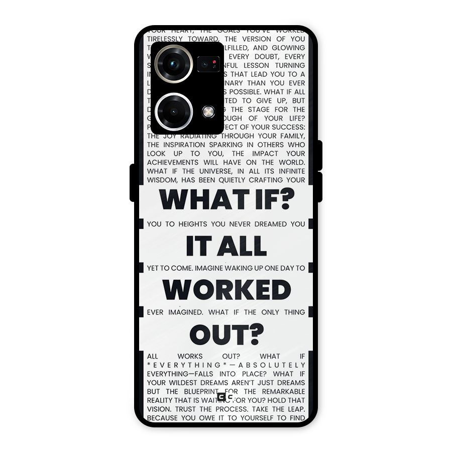 What If Metal Back Case for Oppo F21s Pro 4G
