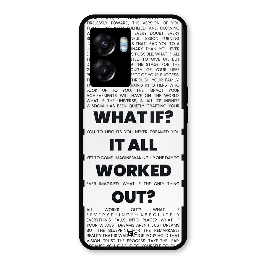 What If Metal Back Case for Oppo K10 (5G)