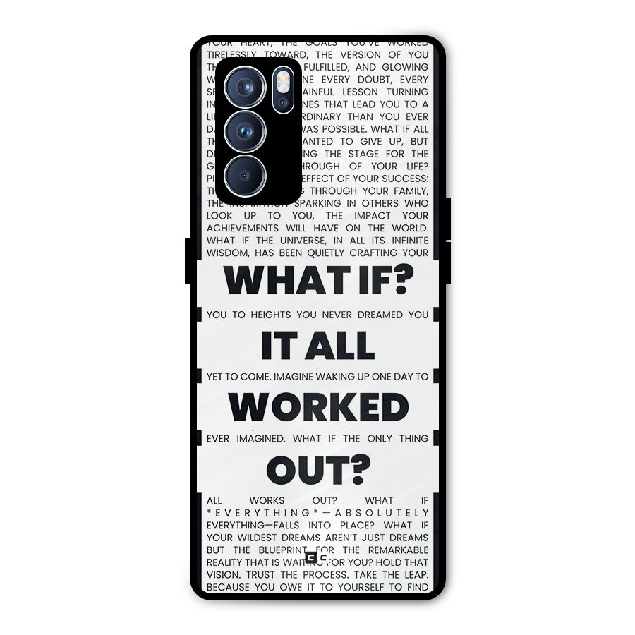 What If Metal Back Case for Oppo Reno6 Pro 5G
