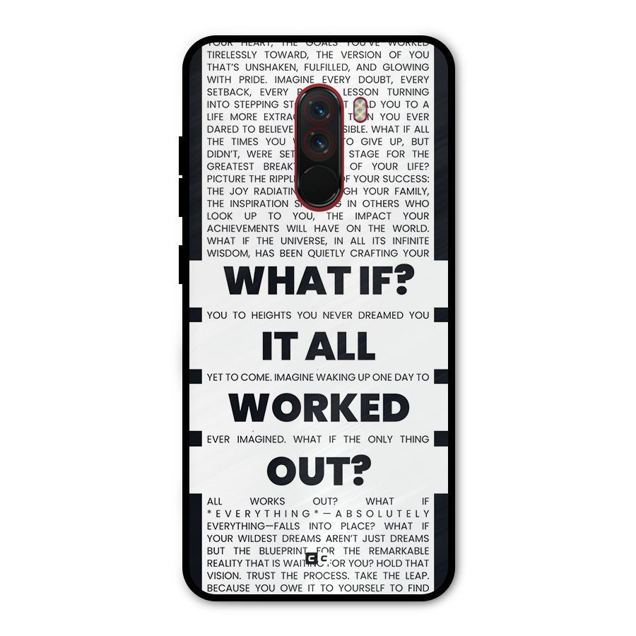 What If Metal Back Case for Poco F1