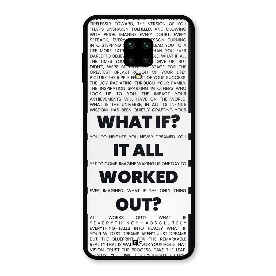 What If Metal Back Case for Poco M2 Pro