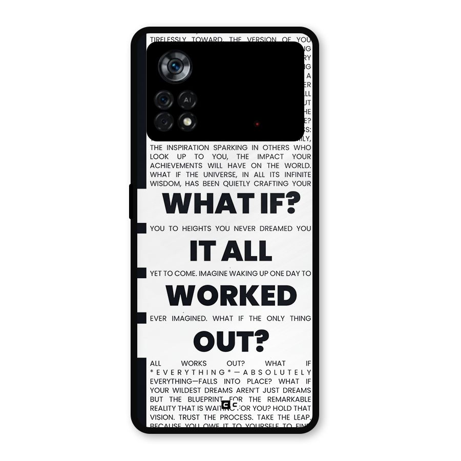 What If Metal Back Case for Poco X4 Pro 5G