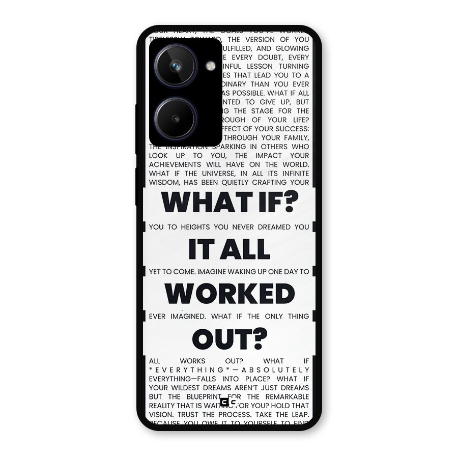 What If Metal Back Case for Realme 10