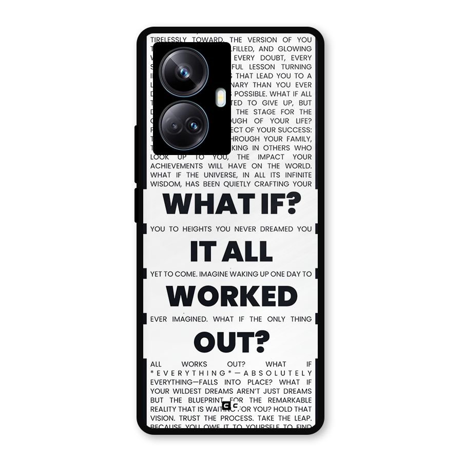 What If Metal Back Case for Realme 10 Pro Plus