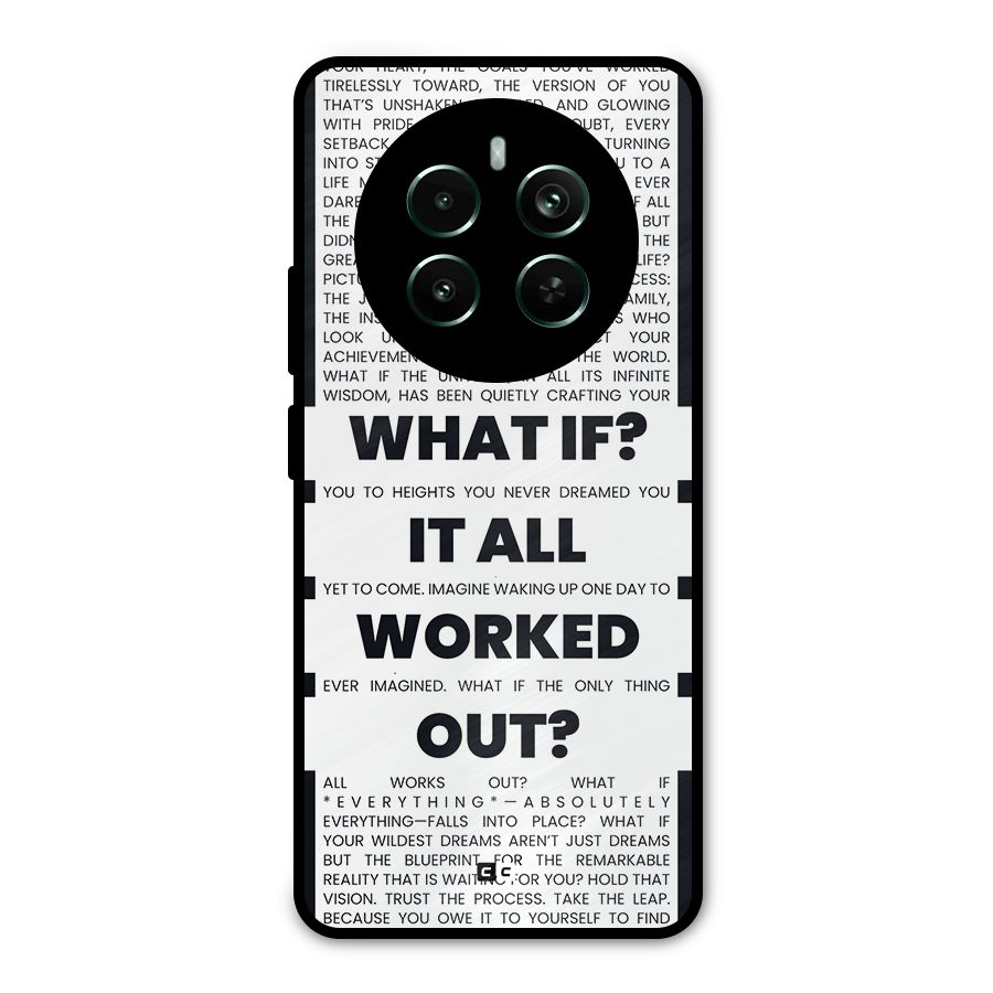 What If Metal Back Case for Realme 12 Plus