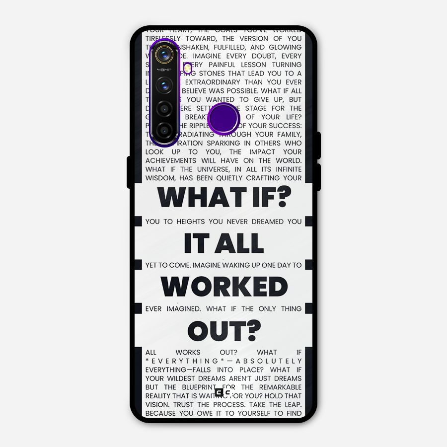 What If Metal Back Case for Realme 5 Pro