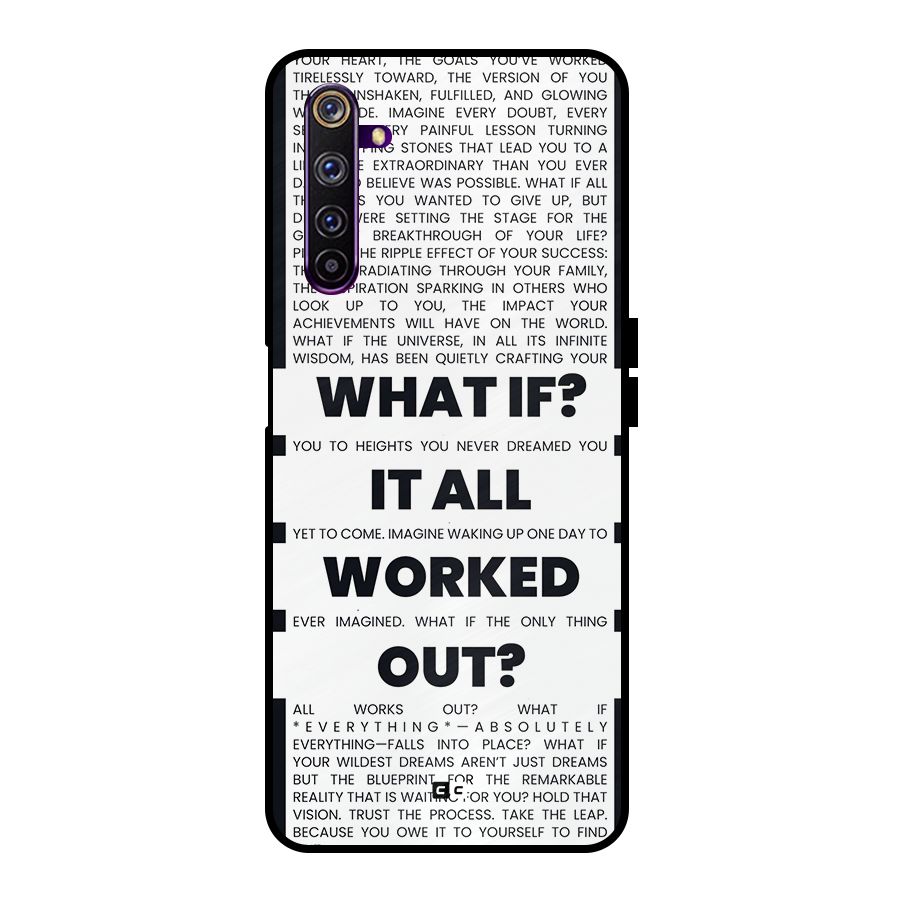 What If Metal Back Case for Realme 6 Pro