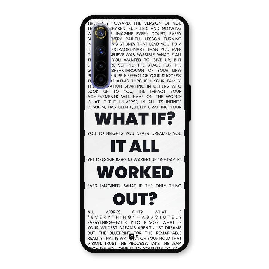 What If Metal Back Case for Realme 6i