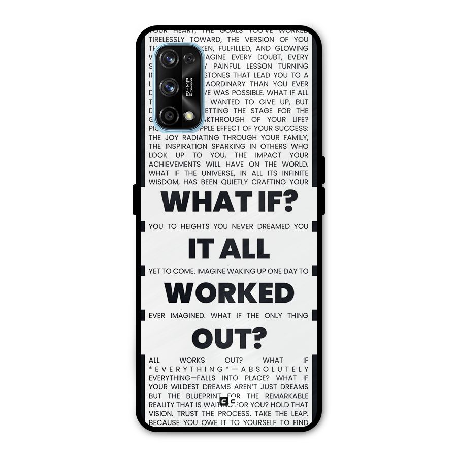 What If Metal Back Case for Realme 7 Pro