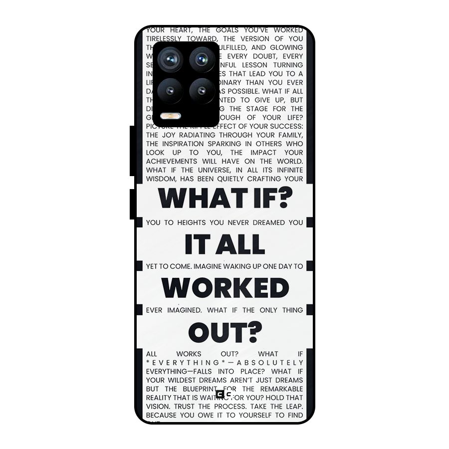 What If Metal Back Case for Realme 8