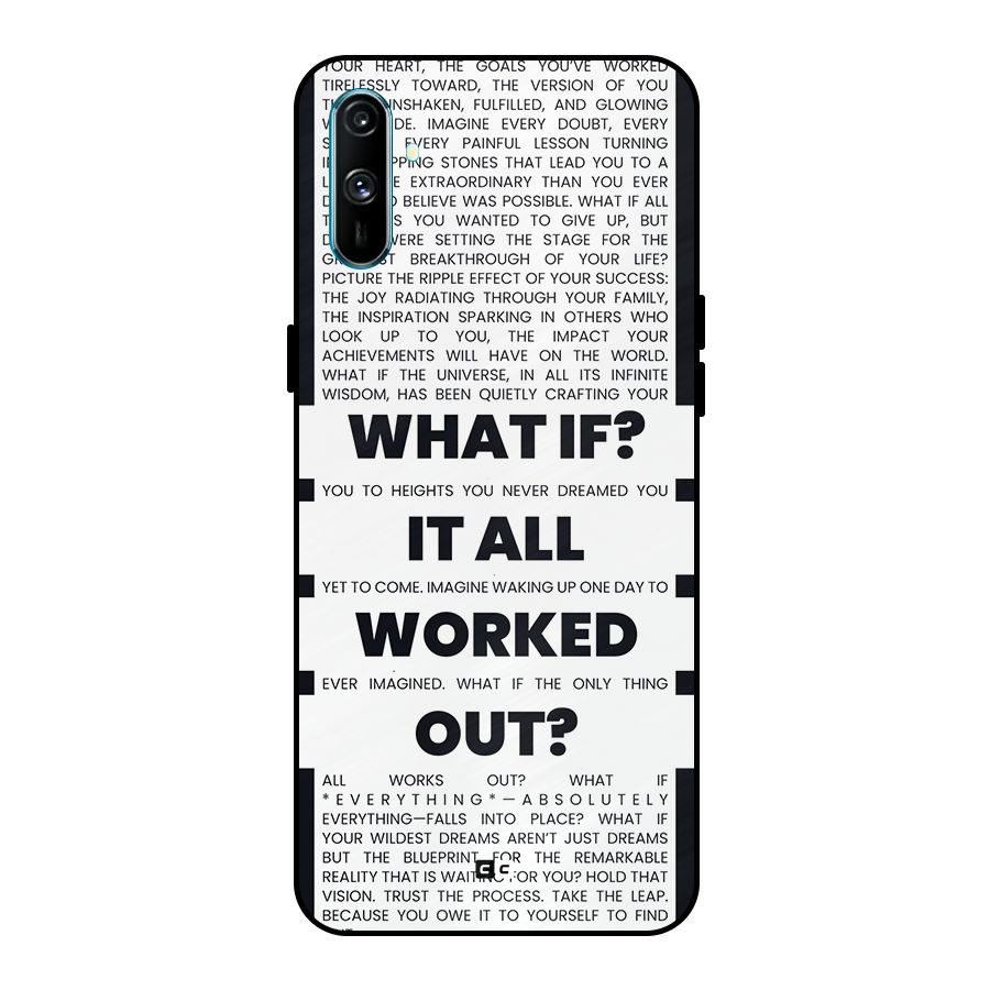 What If Metal Back Case for Realme C3
