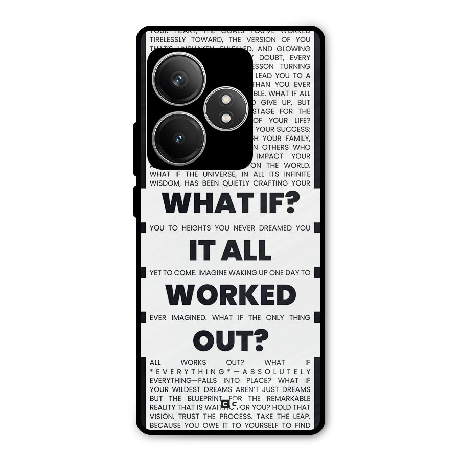What If Metal Back Case for Realme GT 6T