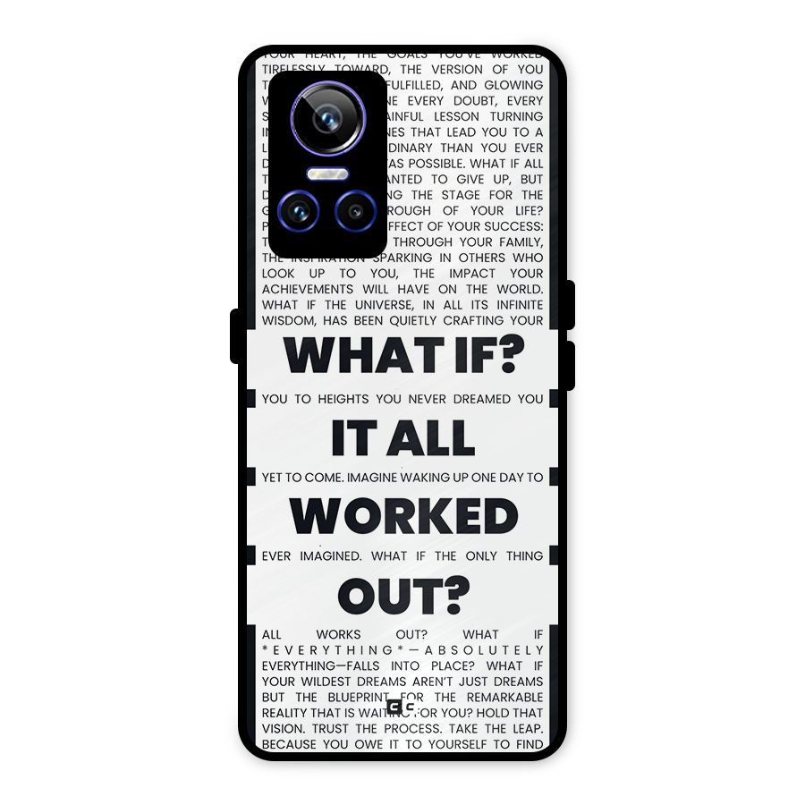 What If Metal Back Case for Realme GT Neo 3