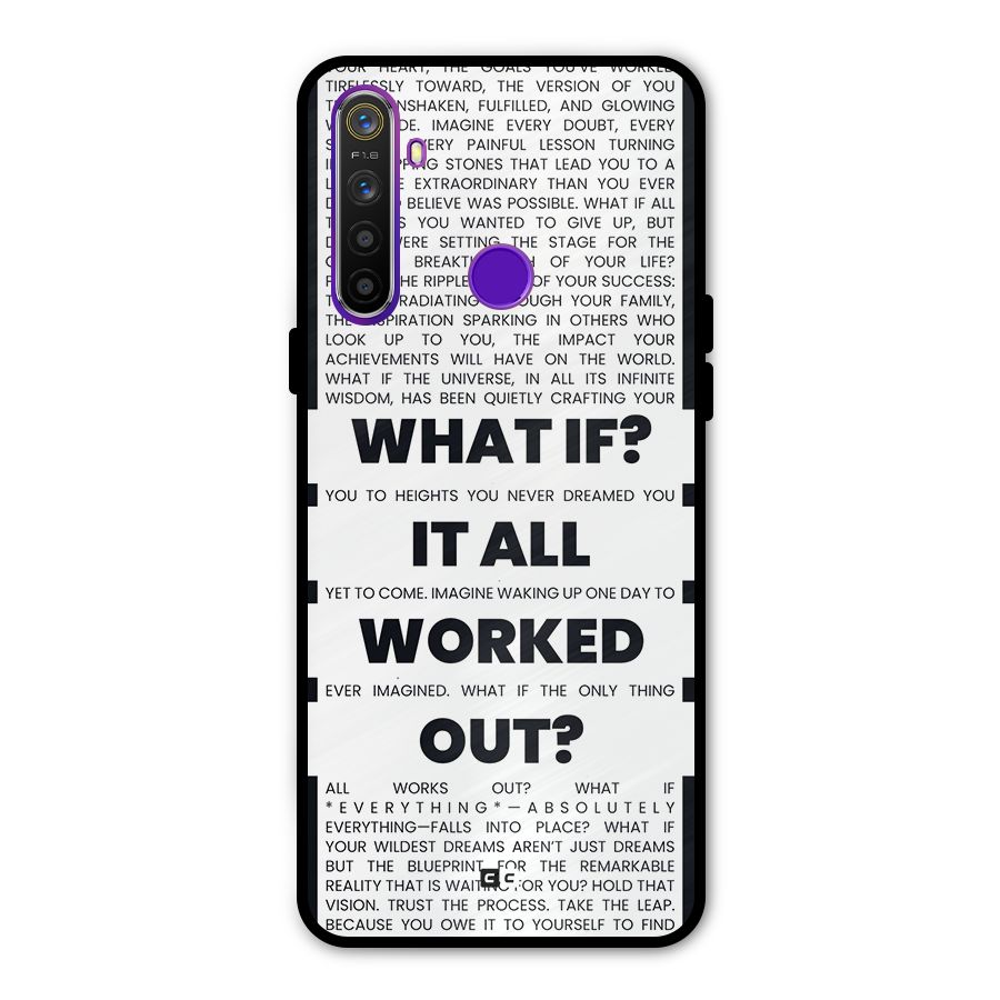What If Metal Back Case for Realme Narzo 10
