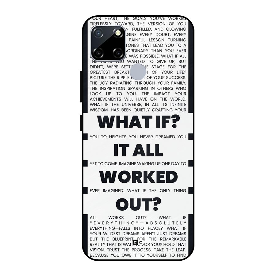 What If Metal Back Case for Realme Narzo 20