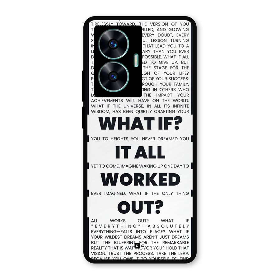 What If Metal Back Case for Realme Narzo N55
