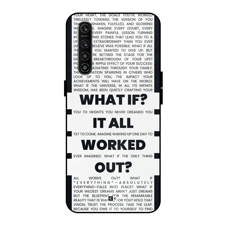 What If Metal Back Case for Realme XT