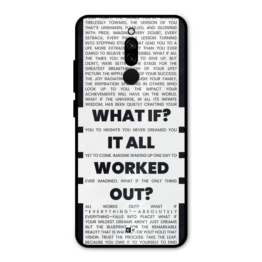 What If Metal Back Case for Redmi 8