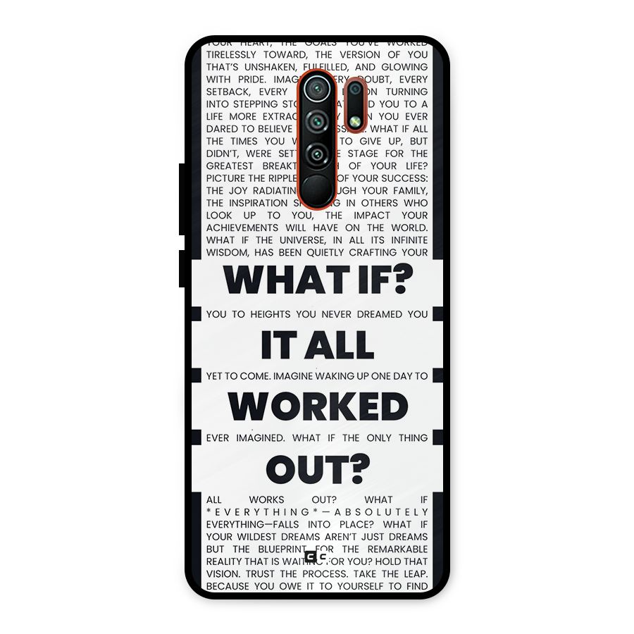 What If Metal Back Case for Redmi 9 Prime