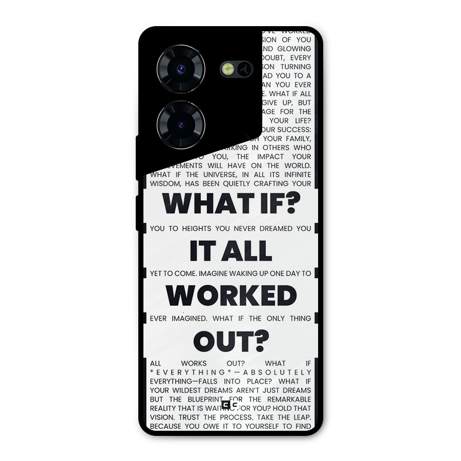 What If Metal Back Case for Tecno Pova 5 Pro 5G