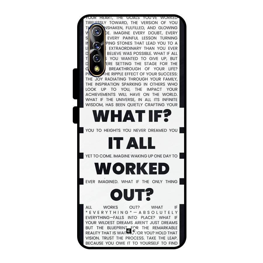 What If Metal Back Case for Vivo S1