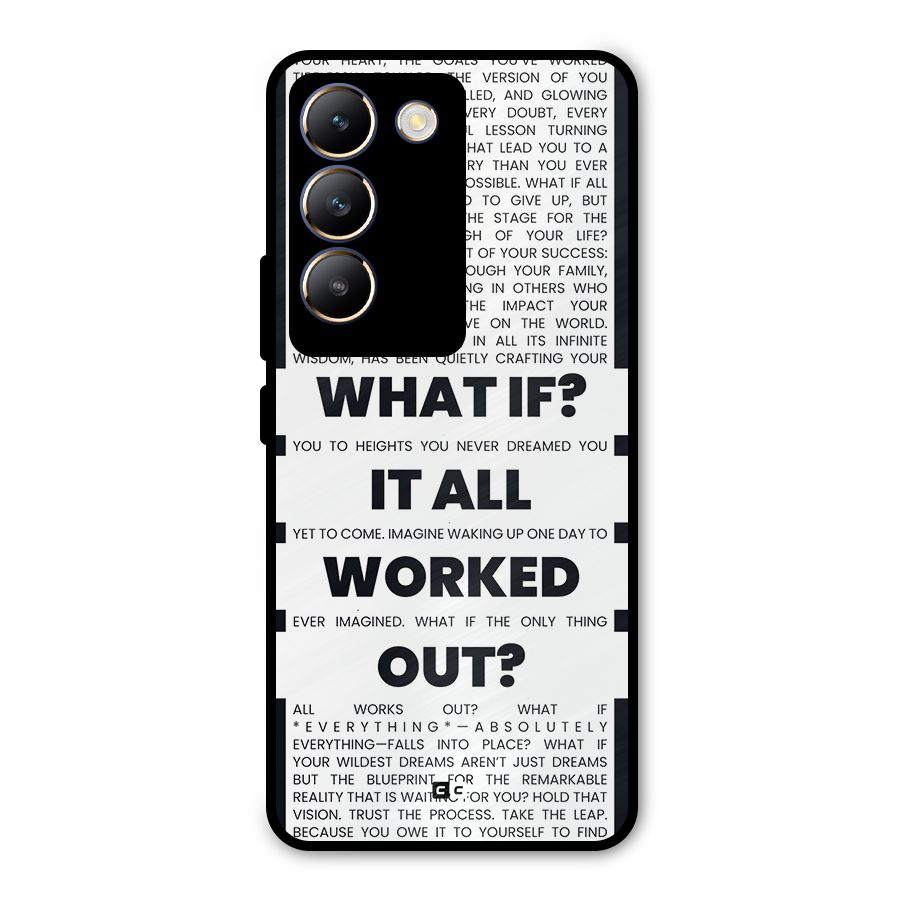 What If Metal Back Case for Vivo T3 5G