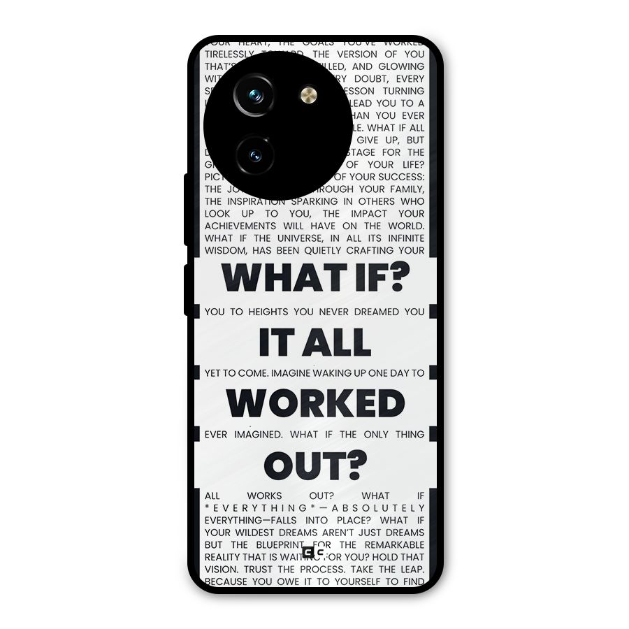 What If Metal Back Case for Vivo T3x