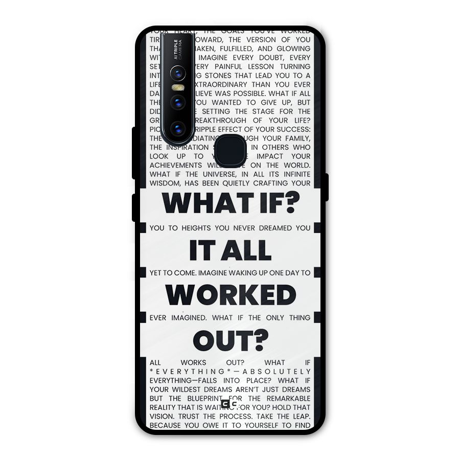 What If Metal Back Case for Vivo V15