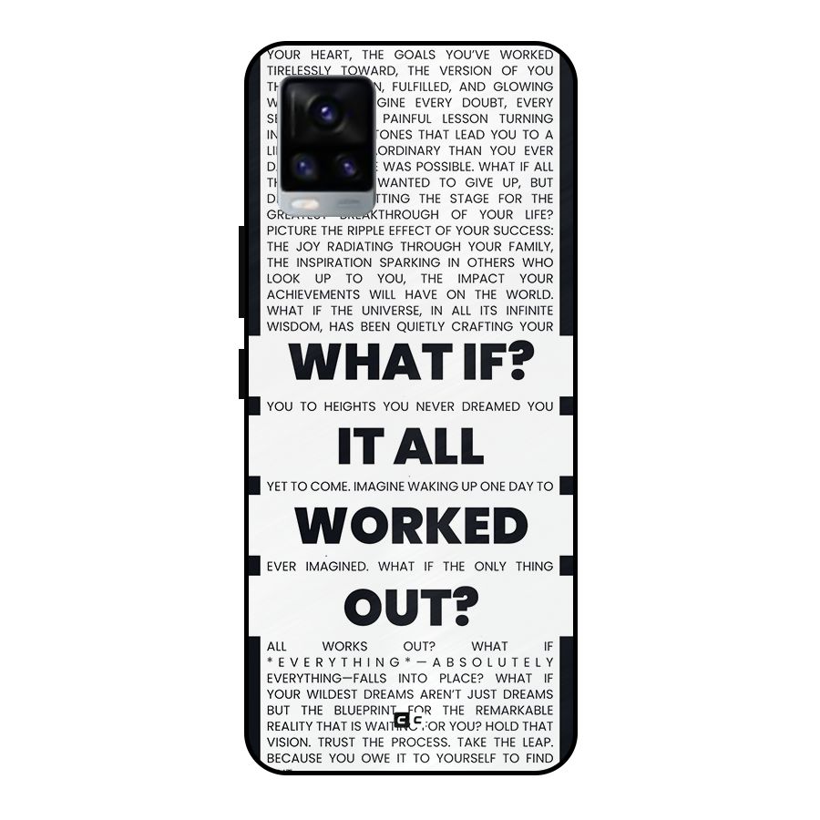 What If Metal Back Case for Vivo V20