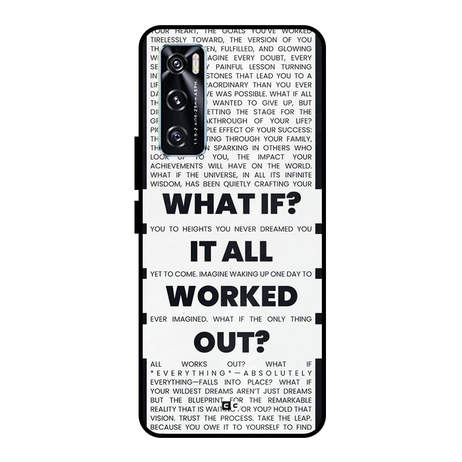What If Metal Back Case for Vivo V20 SE