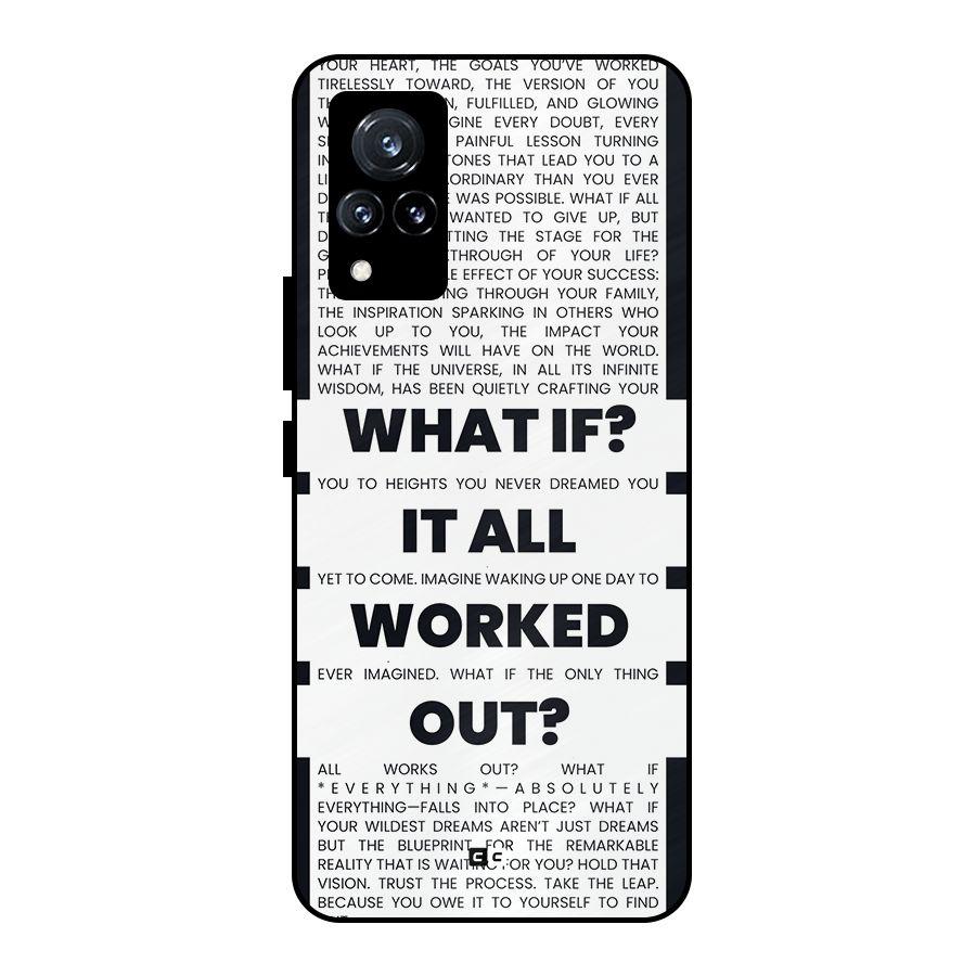 What If Metal Back Case for Vivo V21 5G