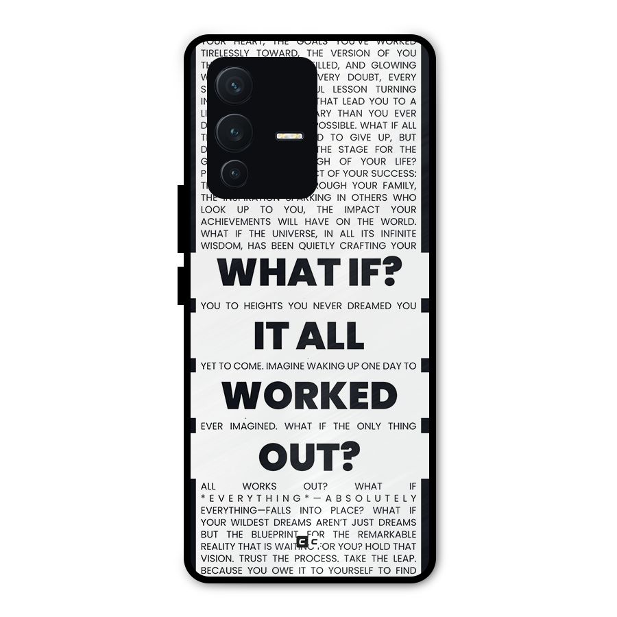 What If Metal Back Case for Vivo V23 Pro