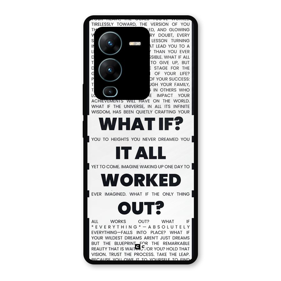 What If Metal Back Case for Vivo V25 Pro