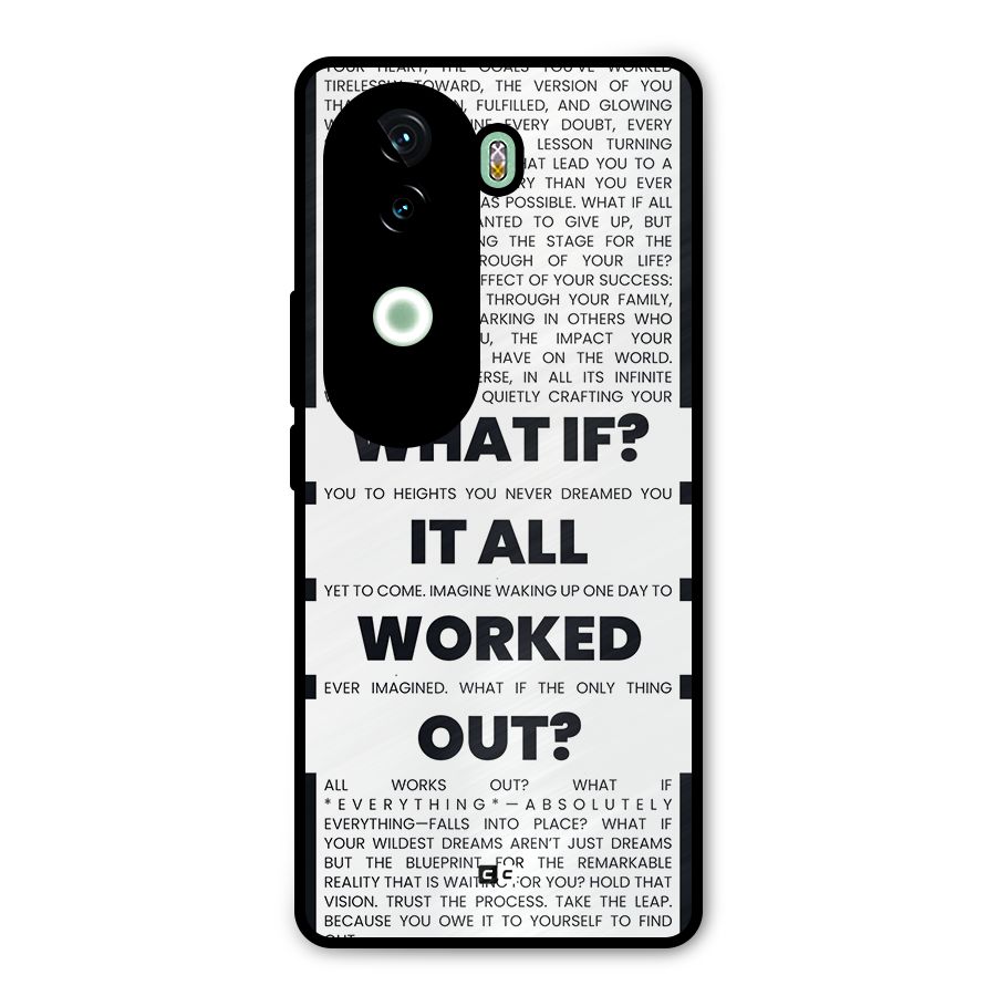 What If Metal Back Case for Vivo V40e