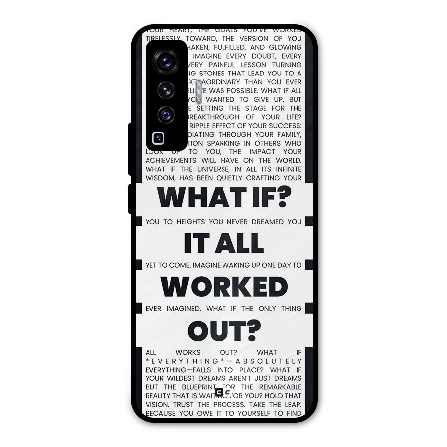 What If Metal Back Case for Vivo X50