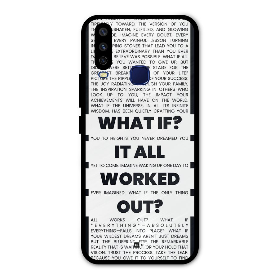 What If Metal Back Case for Vivo Y15