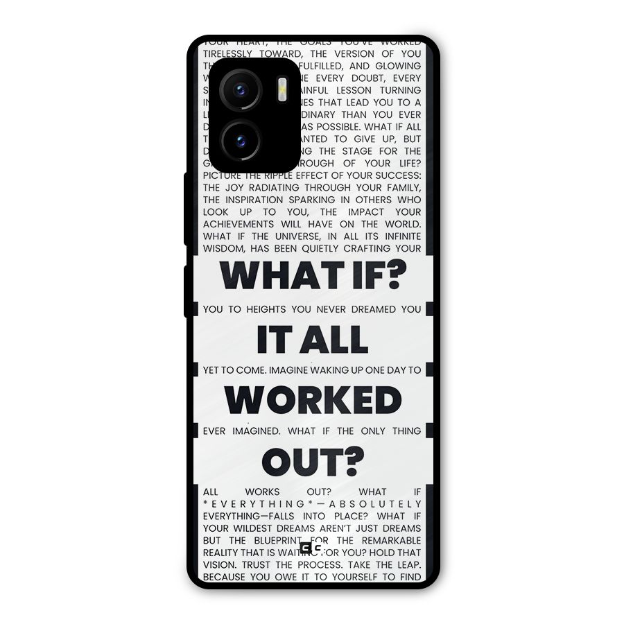 What If Metal Back Case for Vivo Y15s